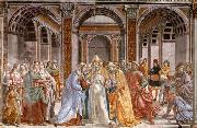 GHIRLANDAIO, Domenico Marriage of Mary oil painting reproduction